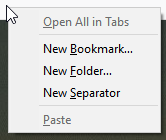 New bookmark